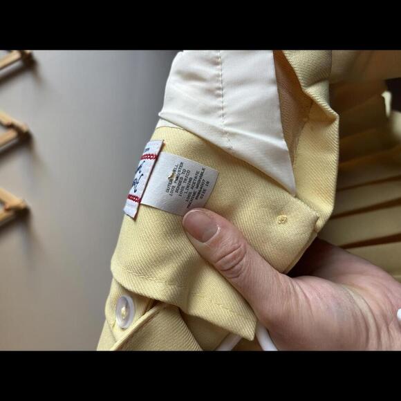 Vintage Freeway Fashions Yellow Pleated Coat for Kids - Picture 5 of 5